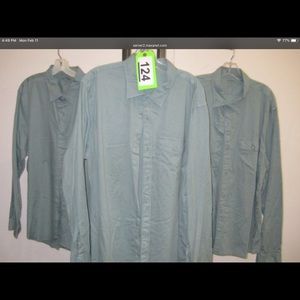 BONOBOS men’s dress shirt 100% cotton.  GRAY GREEN